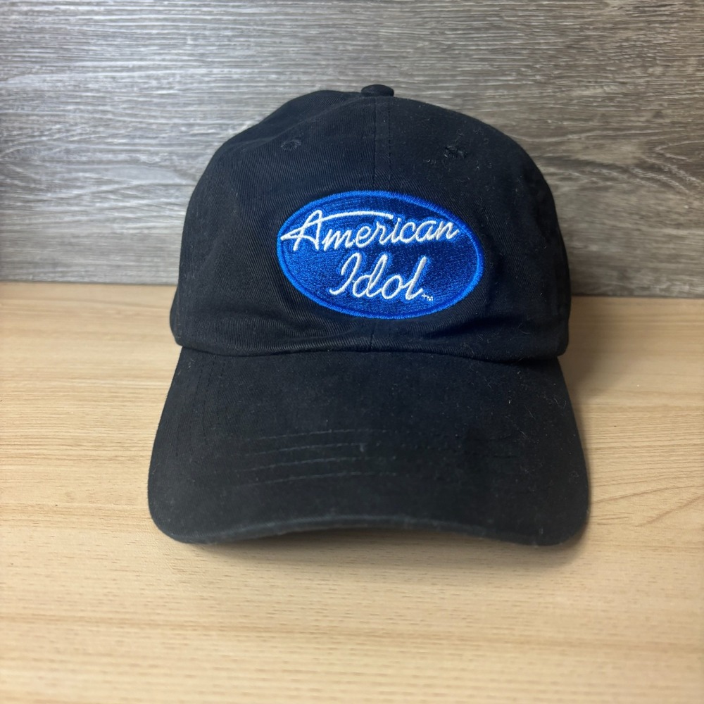American Idol Hat Cap Fitted One Size Black Singing TV Show Promo